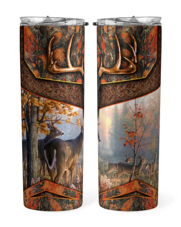 Skinny Tumbler Deer Hunting and Camo Hunt