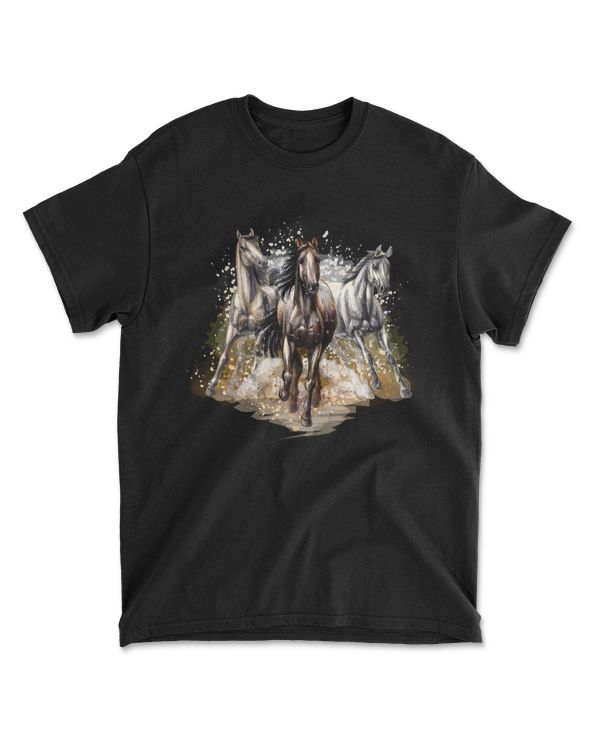 Beautiful horses Drawing Art Horse Riding