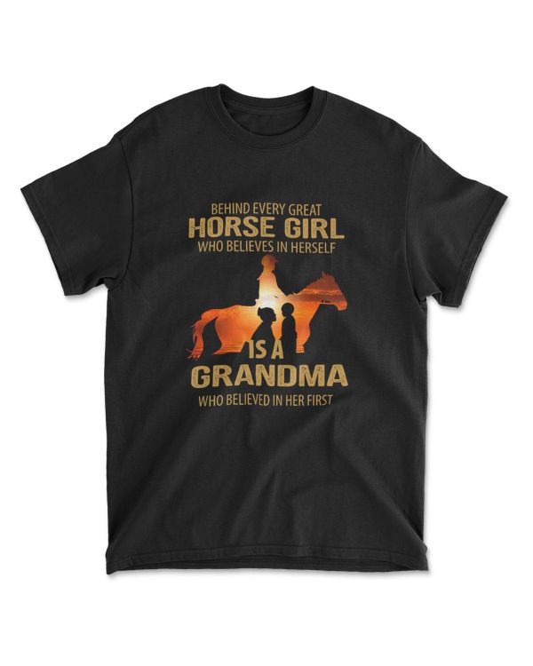 behind every horse girl who belives in  horses