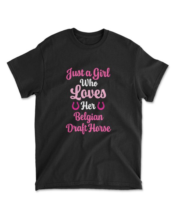 Belgian Draft Horse Gift for Women Love (2)