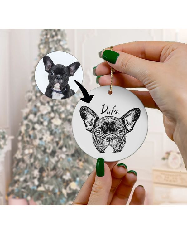 Personalized Pet Ornament with your pet design