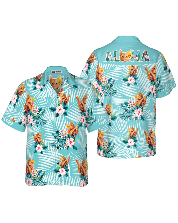 Cat Aloha Hawaiian Shirt
