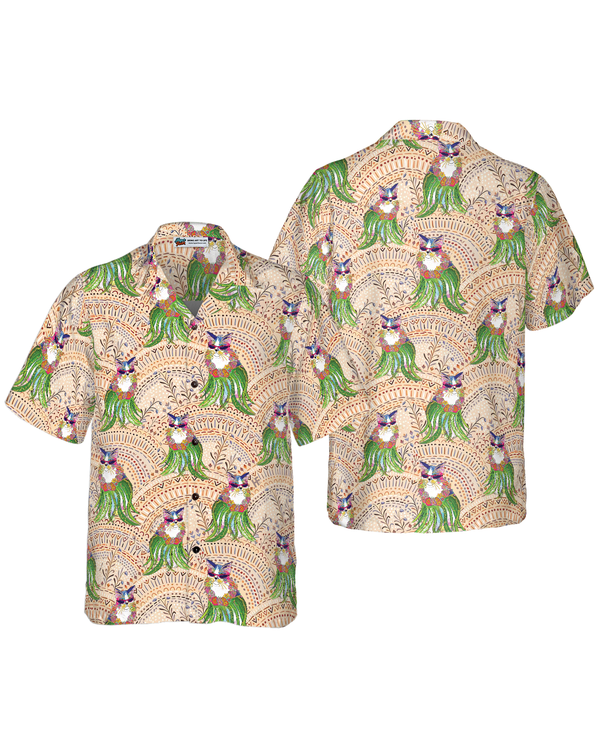 Cat Hula Hawaiian Shirt