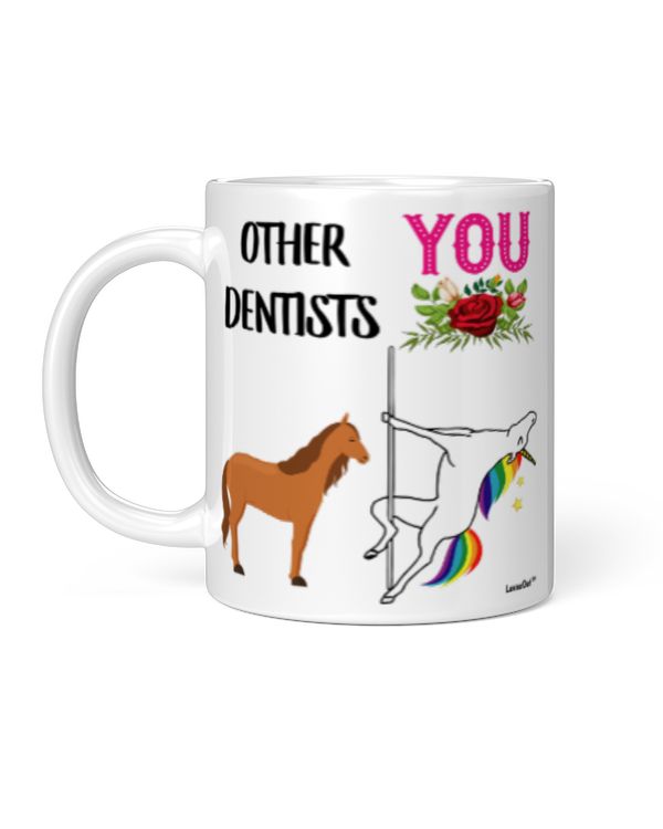 Funny Best Dentists Unicorn Congrats