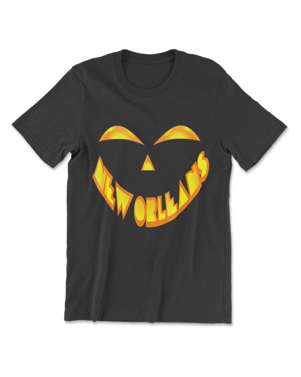 New Orleans Jack O' Lantern Pumpkin Face Halloween Shirt