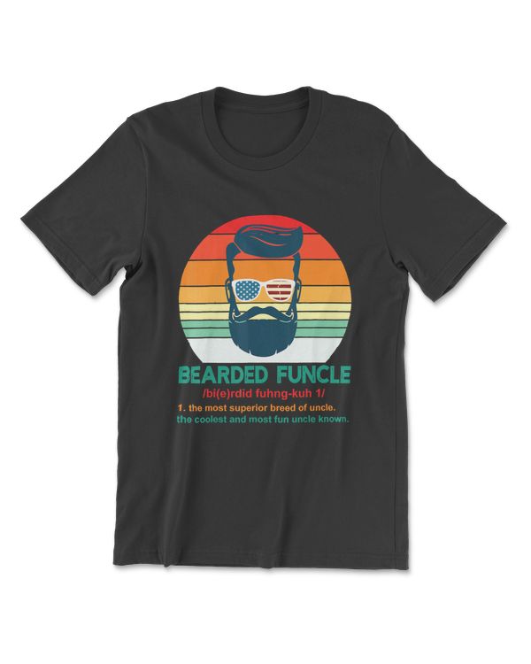 Bearded Funcle Shirt - bearded uncle T-Shirt