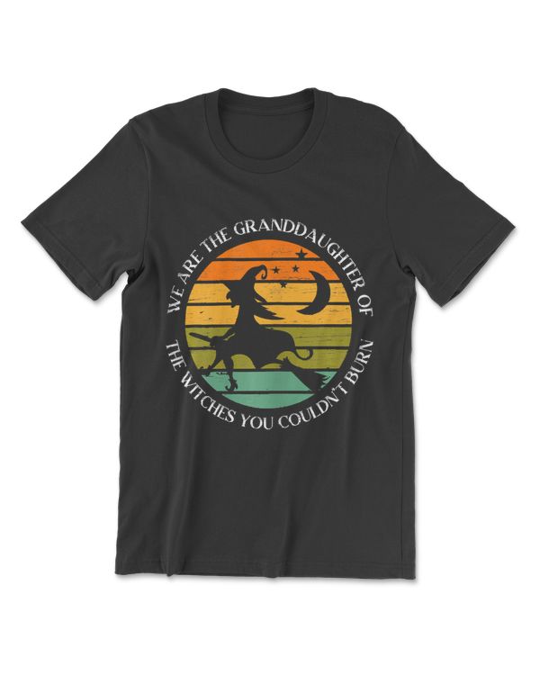 Womens We Are The Granddaughters Of The Witches You Could Not Burn T-Shirt