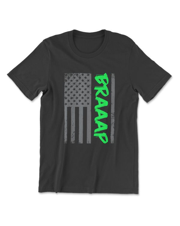 Brap Braap-braaap  Usa Flag Dirt Bike Jet Ski Atv