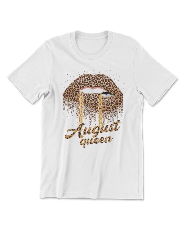 Womens August Birthday Leopard August Queen