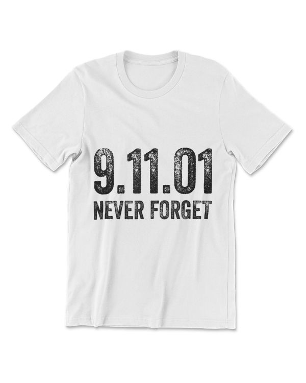 Vintage Never Forget Patriotic 911 American Retro Gift T-Shirt