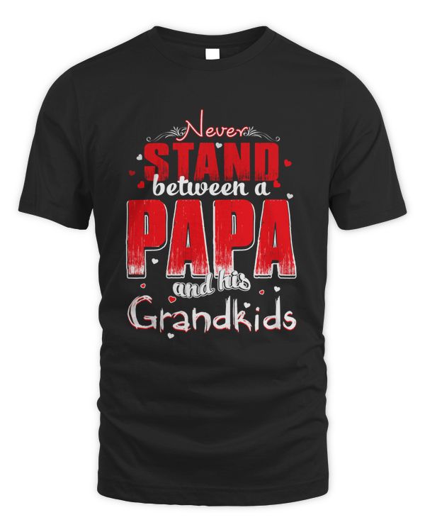 never stand between a papa and his grandkids