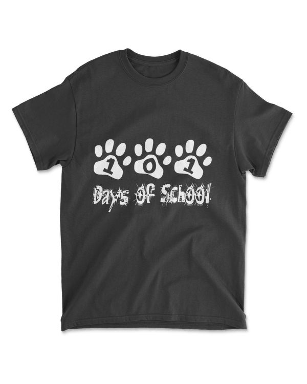 101 Days of School Dalmatian Dog Gifts For Teachers, Kids T-Shirt