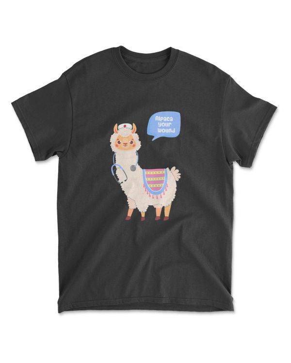 Alpaca Your Wound Cute Llama Wound Care Nurse Gift T-Shirt
