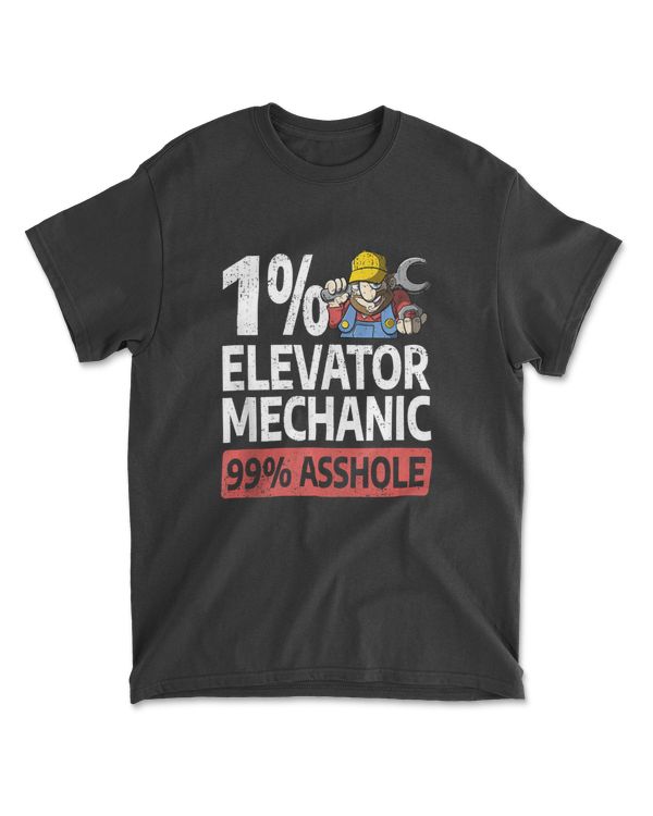 1 Elevator Mechanic - Funny Sarcastic Elevator Tank Top