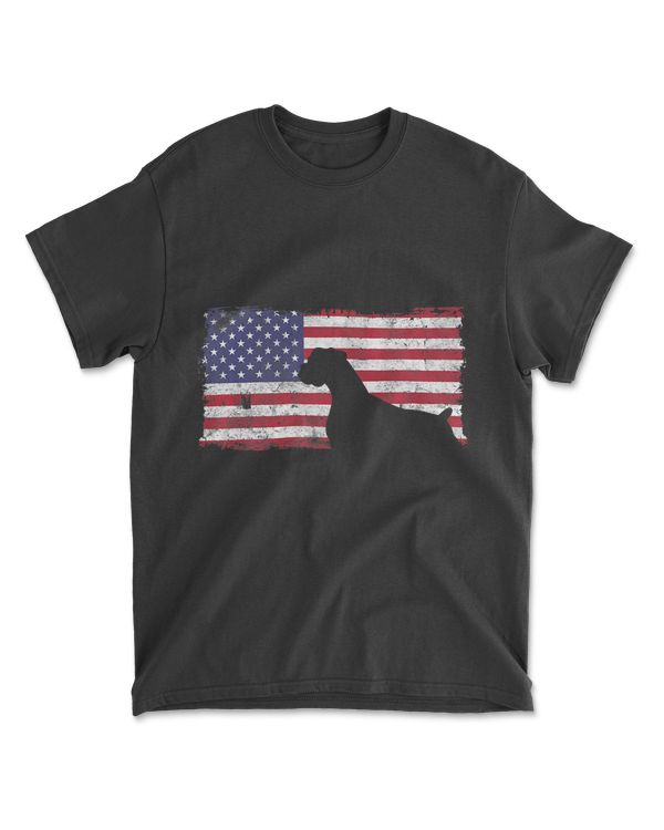 4th Of July Boxer dog American Flag T Shirt Patriotic
