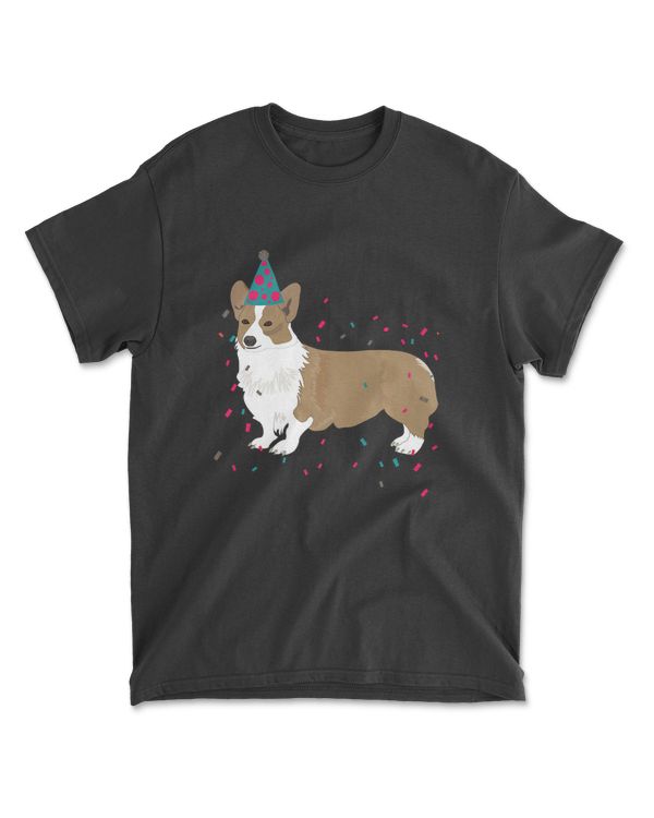 Birthday Welsh Corgi Shirt Funny Corgi Party T-shirt