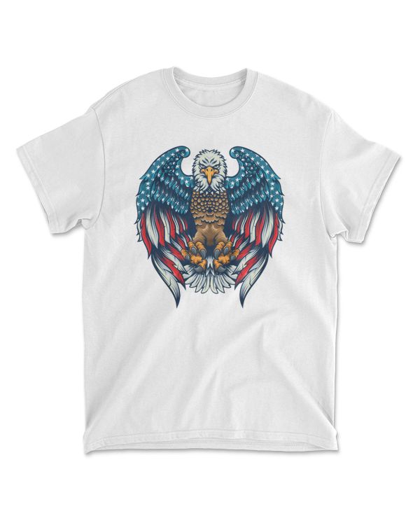 Funny 4th July Gifts Eagle American Flag
