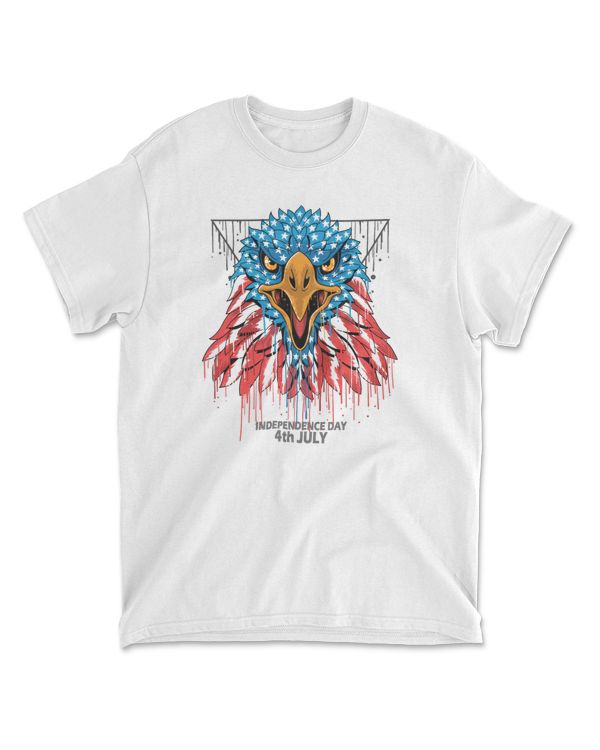 Funny 4th July Gifts Eagle Head America Usa Flag