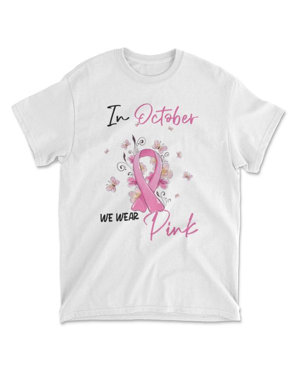 In Ocober we wear pink Butterfly