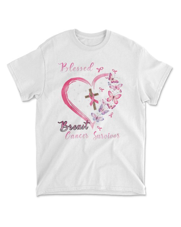 Pink Butterfly Blessed To Be Called Breast Cancer Survivor