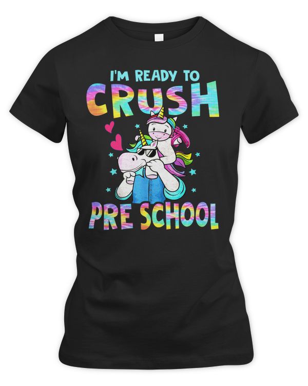 I'm Ready To Crush PreSchool-Dad unicorn