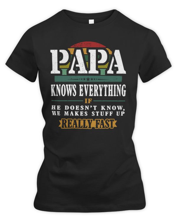 Papa knows everything Sun vintage