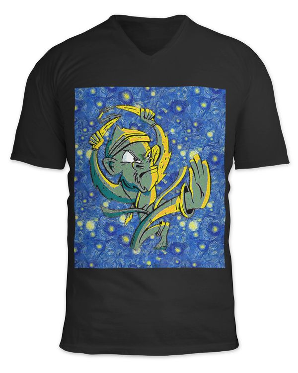 Starry Night Martial Art Monkey