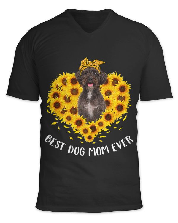 Schnoodle Mom Sunflower Dog Mom Women