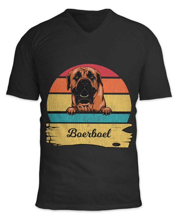 Dog . Retro Style Boerboel 3