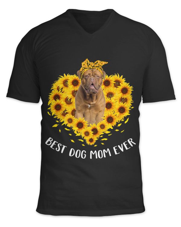 Dogue de Bordeaux Mom Sunflower Dog Mom Women