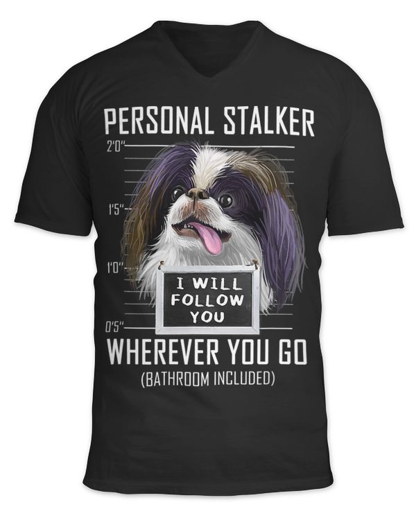 Personal Stalker Dog Japanese Chin I Will Follow You Mugshot 77