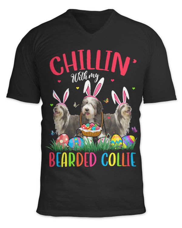 Chillin With My Bearded Collie Easter Eggs Happy Easter 1