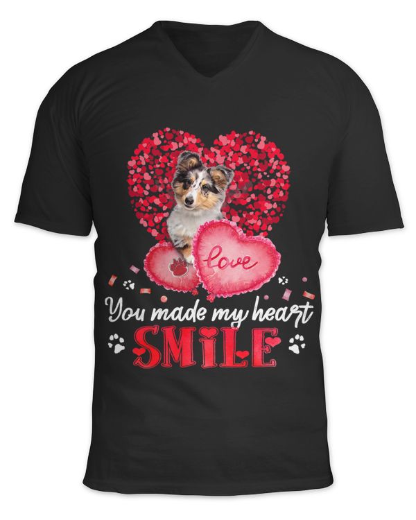 You Make My Heart Smile Shetland Sheepdog With Heart