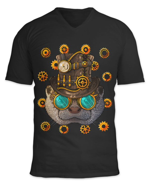 Steampunk Otter Medieval Victorian Steam Powered Animal