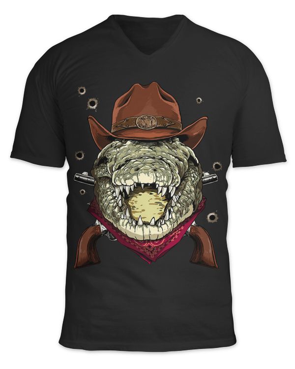 Cowboy Crocodile Western Rodeo Cowboy Hat and Bandana 145