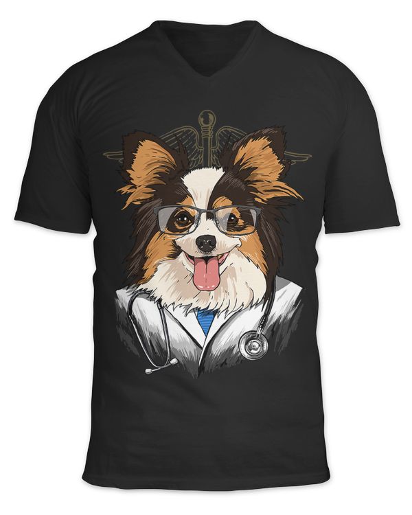 Dogtor Papillon Vet Doctor Physician Surgeon Pet Dog Lover 180