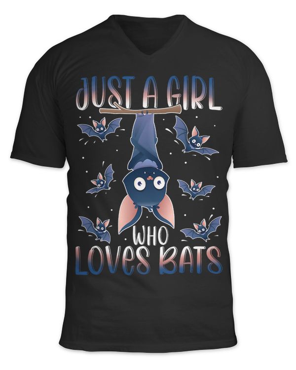 Bat Just a Girl Who Loves Bats Funny Bat Lover Gift