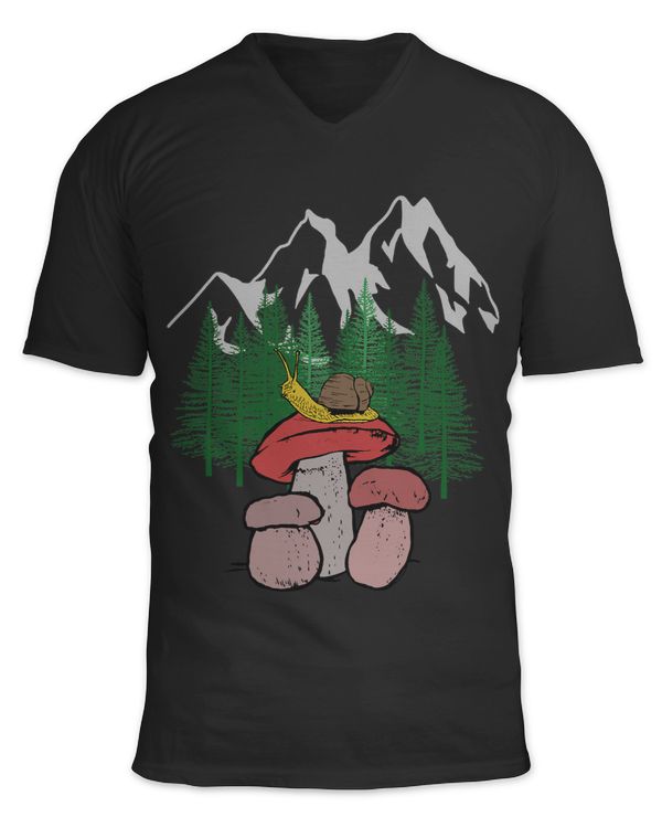forest mountains mushrooms snail nature mushroom picking