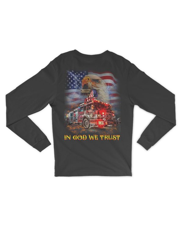 Firefighter In God We Trust