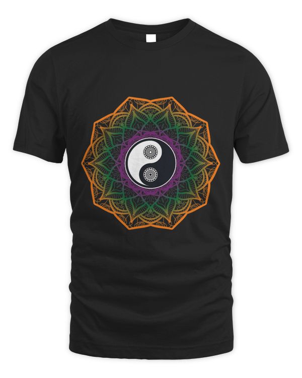 Mandala Yin And Yang Sanskrit Chinese Asian Harmony