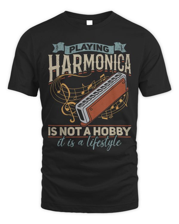 Playing Harmonica Player Harmonica