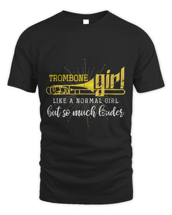 Funny Trombonist Girl Women Gift Jazz MusicTrombone