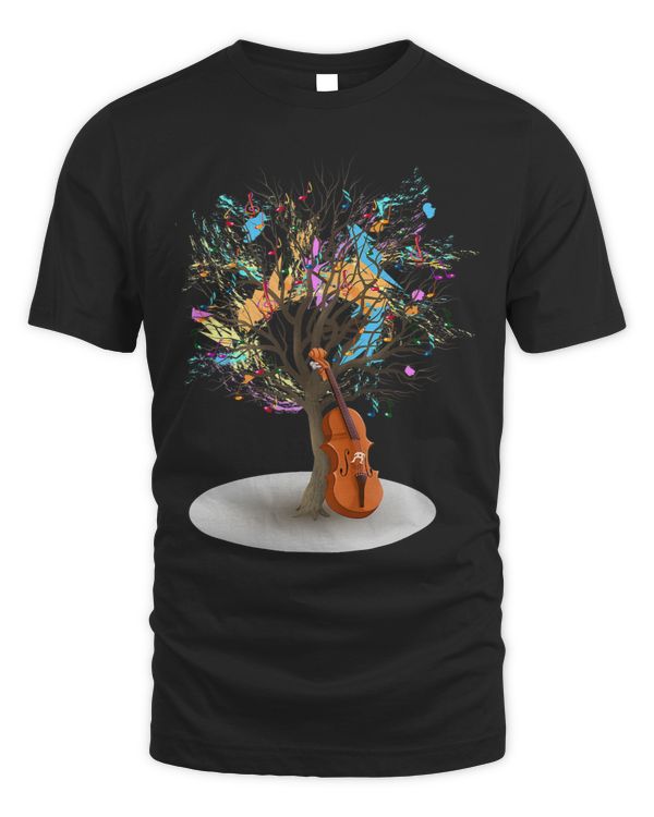 Violon Tree Funny Jazz tee Music