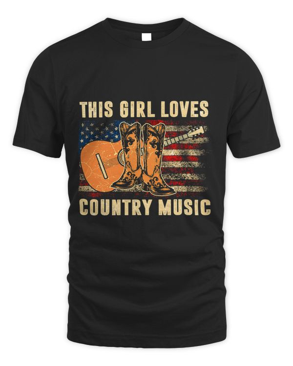 This Girl Loves Country Music Women 1