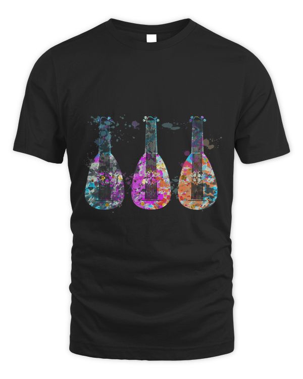 Lute Instrument Silhouette Lutes
