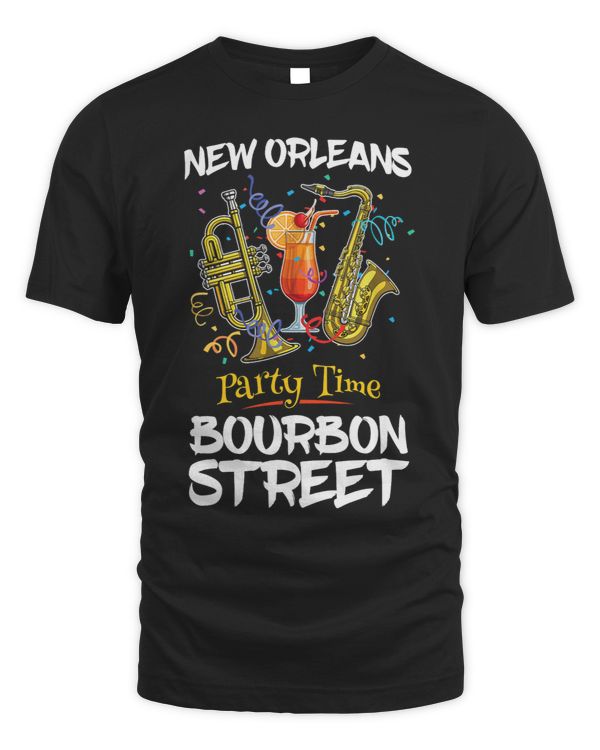 New Orleans Louisiana Bourbon Street Jazz Party Souvenir