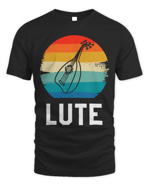 Retro Vintage Classic Lute Player Instrument 5