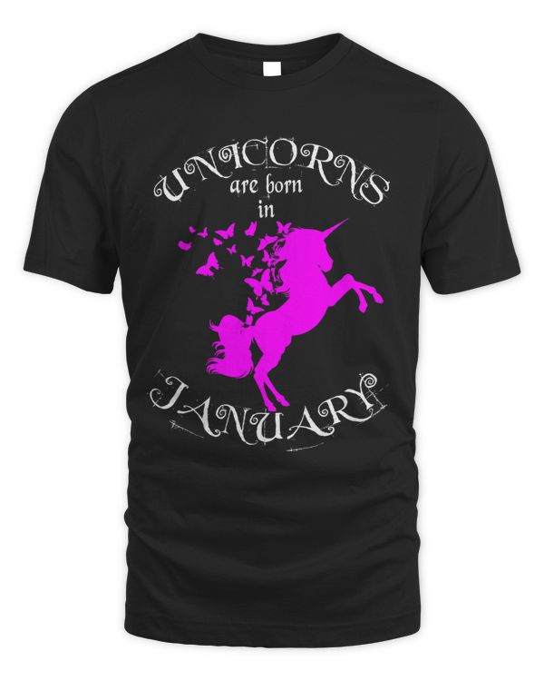 Born in January Butterflies N Unicorns Magical Fairies