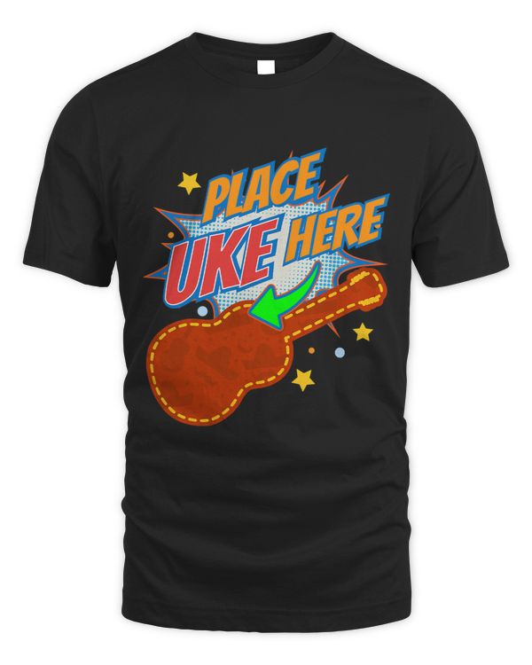 Place Uke Here I Ukulele Player Guitar Instrument Musician