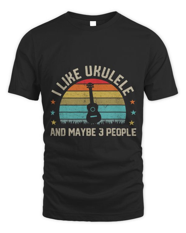 I Like Ukulele Maybe 3 People Guitar Player Hawaiian Music
